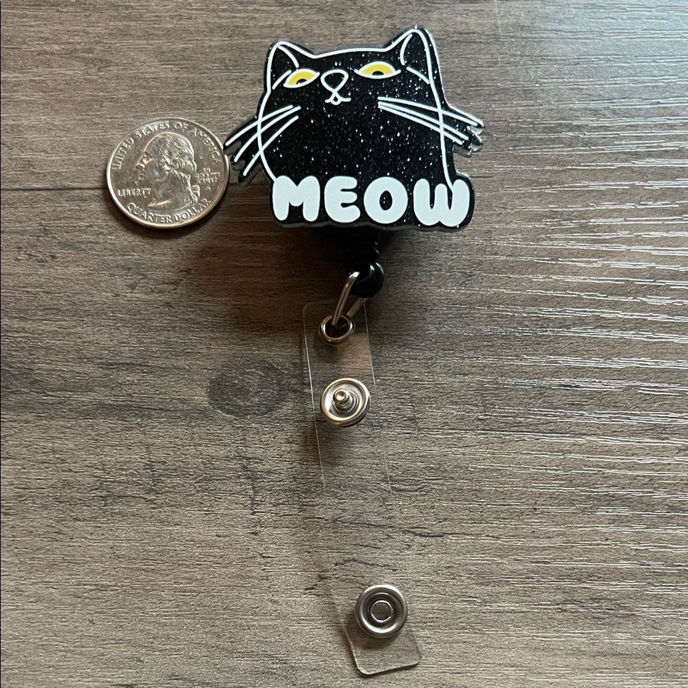 Cat badge reel
